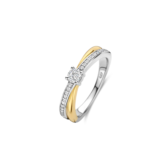Ring Ti Sento Milano Woman in Silver Cubic Zirconia 12374ZY/54 - 12374ZY/54